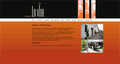 Desktop Screenshot of lavita-ristorante.de
